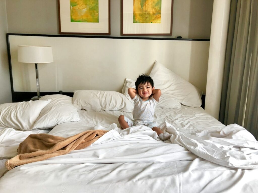 マットレスと子供